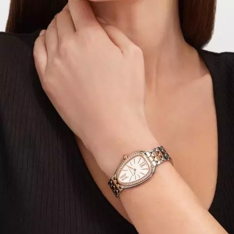 Bulgari two tone watch hotsell