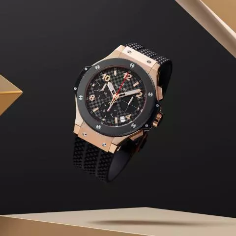 Gold and black hublot deals