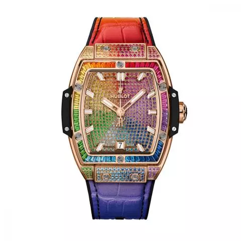 Hublot Spirit of Big Bang King Gold Rainbow 39mm Watch 665.OX.9910.LR.0999
