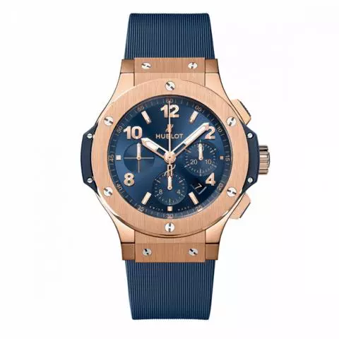 Hublot Big Bang Original Gold Blue 44mm Watch 301.PX.710.RX