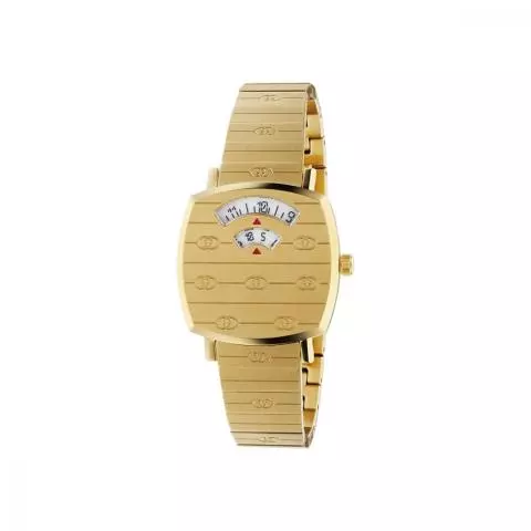 Gucci Grip Yellow Gold PVD 27mm Watch YA157502