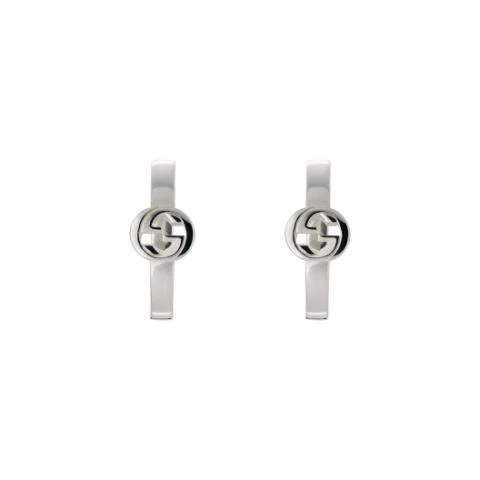 Interlocking g earrings in silver online