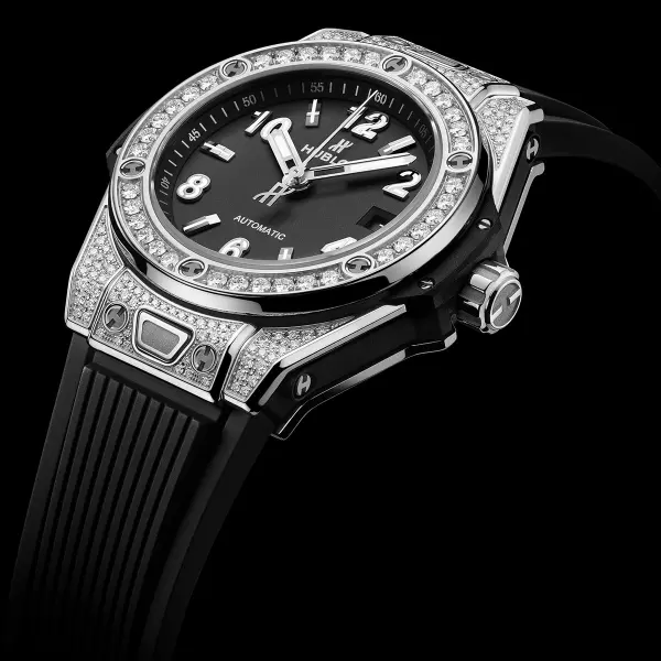 Hublot Big Bang One Click Steel Diamond 33mm Watch 485.SX.1170.RX.1204