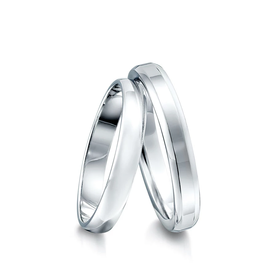 Get the Perfect 9k White Gold Wedding Rings | GLAMIRA.in