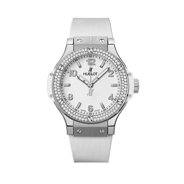 Hublot Big Bang Steel White Diamond 38mm Watch 361.SE.2010.RW.1104