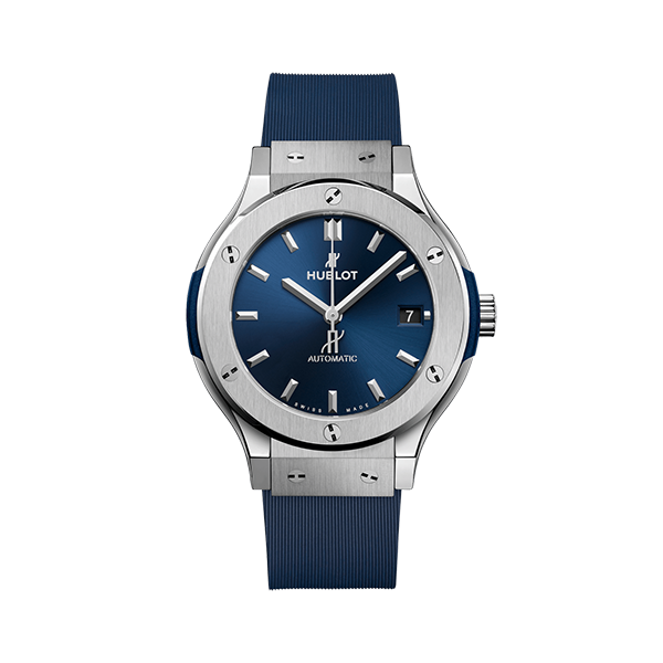 Hublot Classic Fusion Titanium Blue 38mm Watch 565.NX.7170.RX