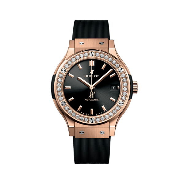 Hublot Classic Fusion King Gold Diamond 38mm Watch 565.OX.1480.RX.1204