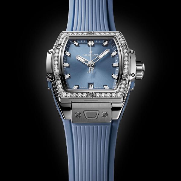 Hublot Spirit of Big Bang Steel Coal Blue Diamonds