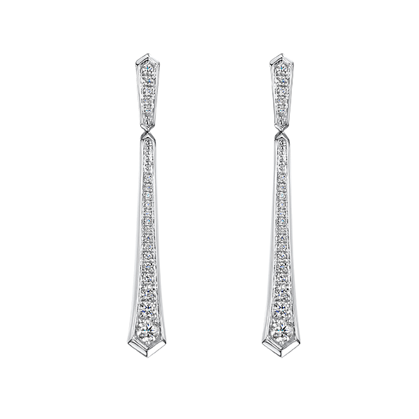 ROX Cosmic Diamond Drop Earrings 0.39cts 