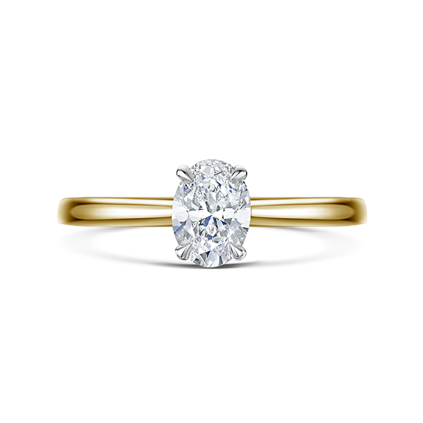 9ct Yellow Gold 0.33ct Diamond Total Flower Cluster Ring | H.Samuel