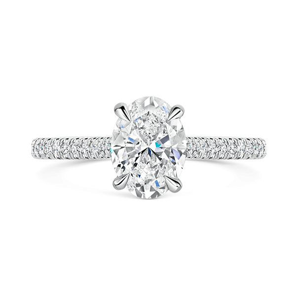 ROX Love Oval Cut Diamond Ring 1.72cts