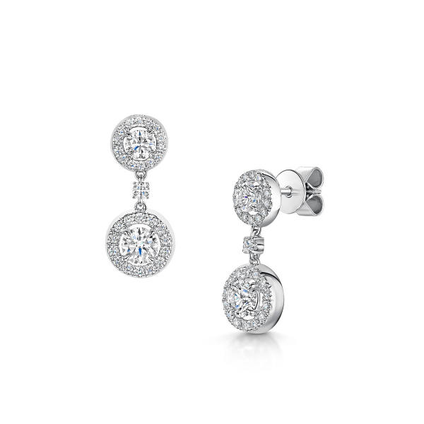 ROX Love Diamond Earrings 1.68cts