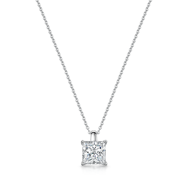 ROX Honour Princess Cut Diamond Necklace