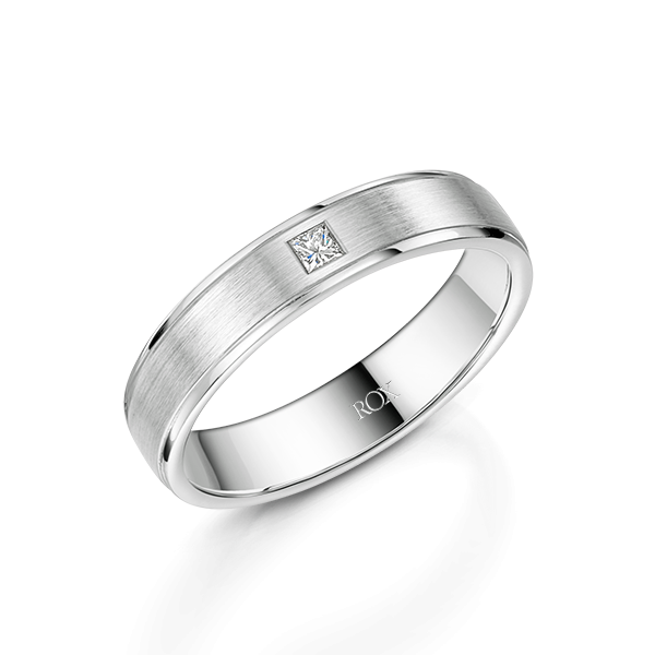 Platinum Diamond Set Wedding Ring