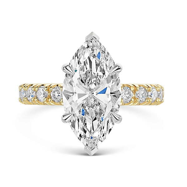 Love Marquise Lab Diamond Ring 4.73cts