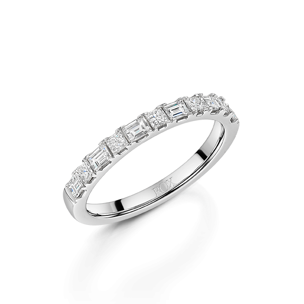 Princess & Baguette Cut Eternity Ring 0.60ct