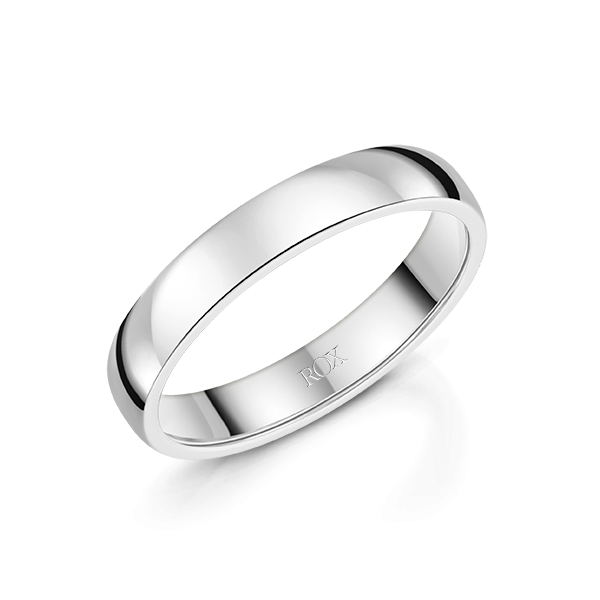 ROX Honour Platinum Court Wedding Ring