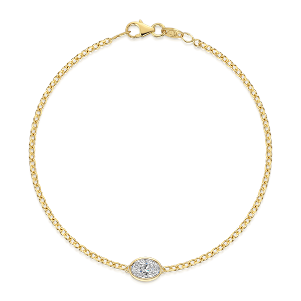 Nova Oval Cut Lab Grown Diamond Bracelet 0.70cts