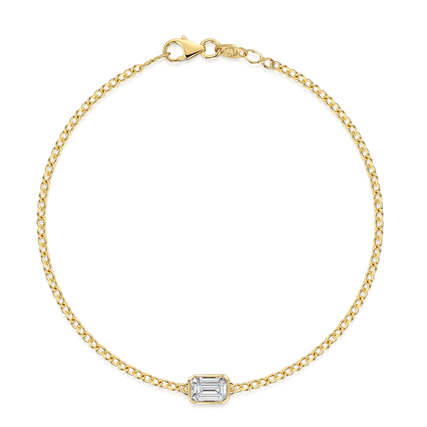 Nova Emerald Cut Lab Grown Diamond Bracelet 0.70cts