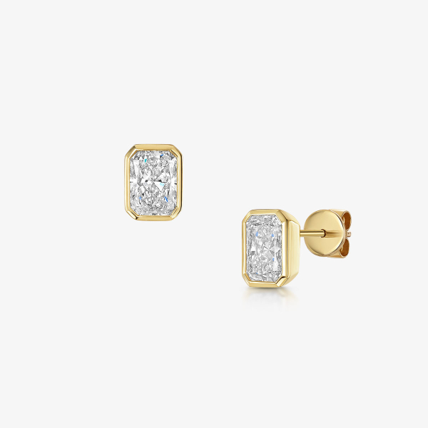Nova Radiant Cut Lab Grown Diamond Earrings