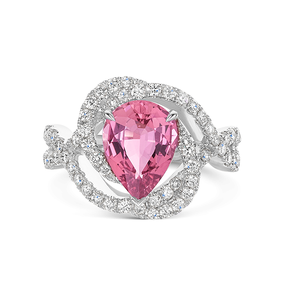 ROX Tourmaline Diamond Dress Ring 2.87cts