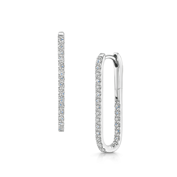 Love Diamond Hoop Earrings 0.69cts