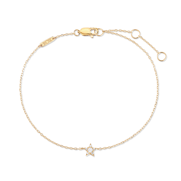 M ROX Pave Star Lab Grown Diamond Bracelet