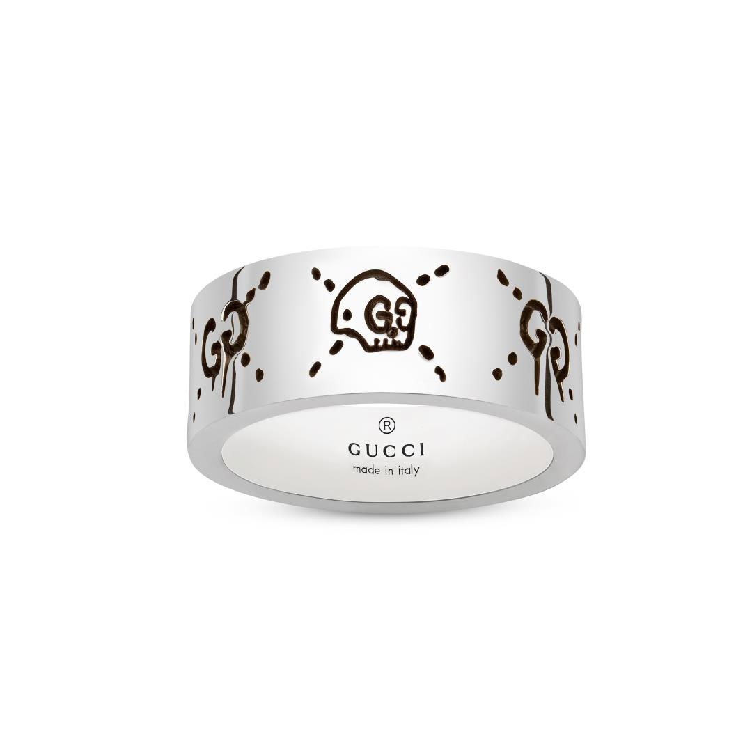 Gucci Ghost Ring 9mm YBC455318001