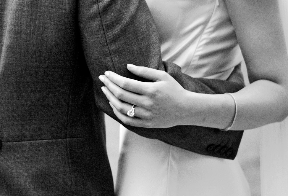 Bride and Groom Dancing