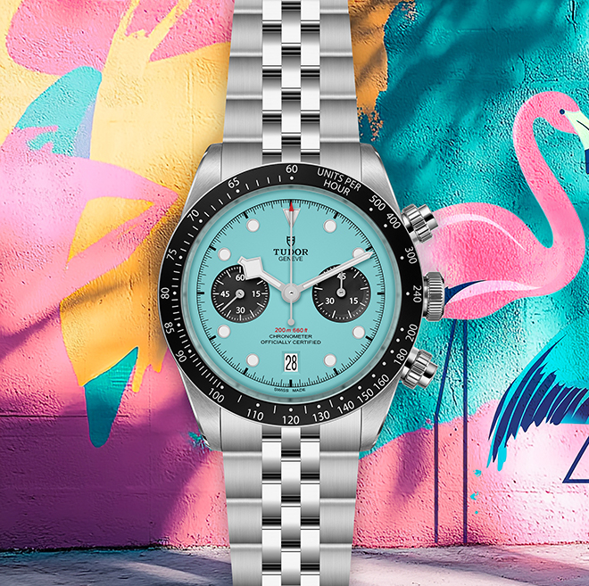 Image for Tudor Black Bay Chrono Flamingo Blue