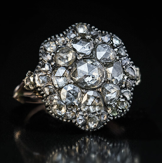 An 18th century diamond ring