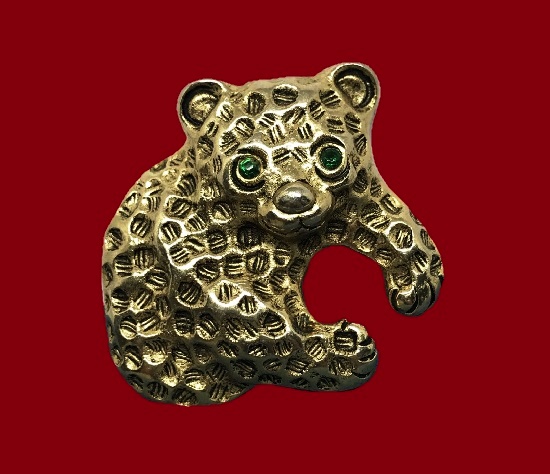 A 20th century bear-shaped jewellery piece