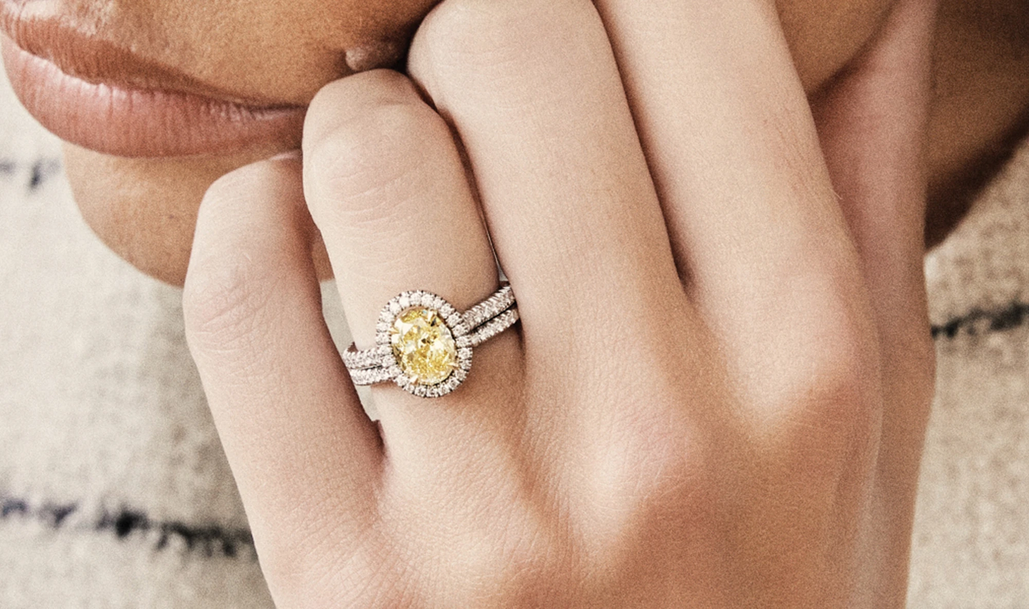 yellow diamond ring